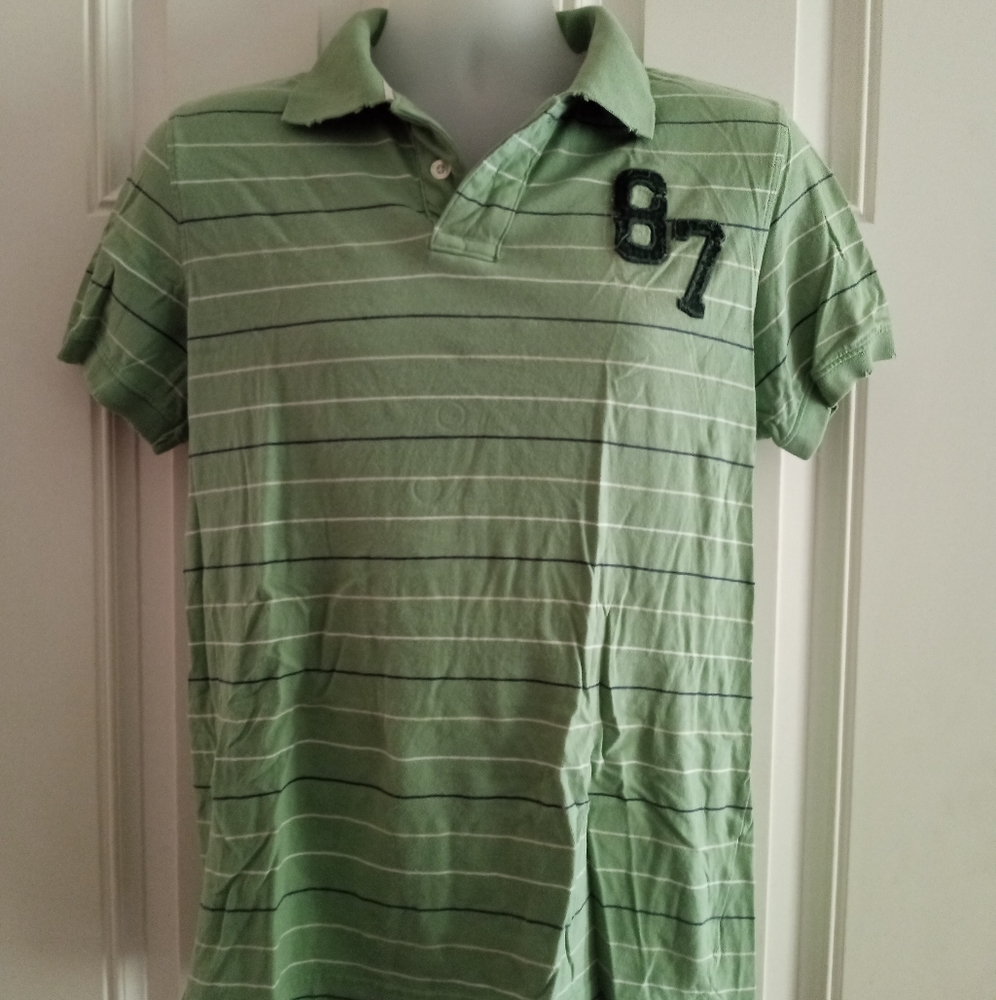 Sold Aeropostale Green Polo Shirt Size M